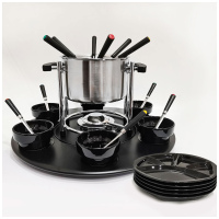 Набор для фондю на 6 персон 30 предметов. Нержавеющая сталь, керамика. Blomus Basic. Германия