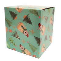 Банка для конфет и печенья Сладкий новый год, 1050 мл. Dinastiya. Высота 22 см - вид 10 миниатюра