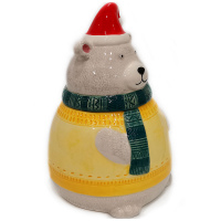 Банка для конфет и печенья Сладкий новый год, 1050 мл. Dinastiya. Высота 22 см - вид 5 миниатюра