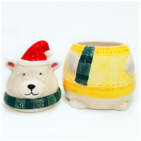 Банка для конфет и печенья Сладкий новый год, 1050 мл. Dinastiya. Высота 22 см - вид 6 миниатюра