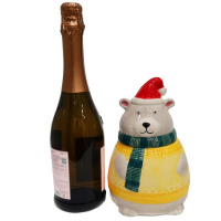 Банка для конфет и печенья Сладкий новый год, 1050 мл. Dinastiya. Высота 22 см - вид 8 миниатюра