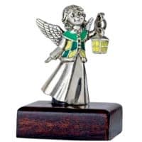 Ангел освещающий путь в темноте. Серебро 925 пробы. Вес 31 гр. Россия.