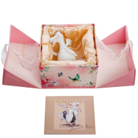 Фигурка Влюблённый Дракон Pavone. Фарфор. Высота 10,5 см. Подарочная упаковка - вид 3 миниатюра