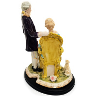 Статуэтка Семейное счастье. Фарфор. Высота 34 см. - вид 4 миниатюра