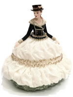 Статуэтка Леди Форест. Кружевной фарфор. Высота 23 см. Cosmos Gifts