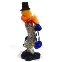 Статуэтка Клоун с мячом. Муранское стекло. Vetreria Murano Design. Италия. Высота 21 см 2601-2025-3 - вид 2 миниатюра