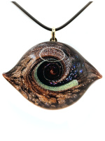 Кулон из муранского стекла Коллекция Fata Universo. Око. Венеция. Италия 108-2025