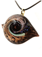 Кулон из муранского стекла Коллекция Fata Universo. Око. Венеция. Италия 108-2025 - вид 2 миниатюра