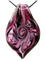 Кулон из муранского стекла Коллекция Fata Alessandra. Лист. Венеция. Италия 116-2025