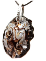 Кулон из муранского стекла Коллекция Fata Terra D'argento. Венеция. Италия 119-2025 - вид 2 миниатюра