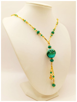 Колье из муранского стекла Коллекция Fata Bella. Венеция. Италия 121-2025 - вид 1 миниатюра