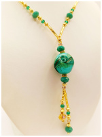 Колье из муранского стекла Коллекция Fata Bella. Венеция. Италия 121-2025 - вид 3 миниатюра