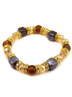 Браслет из муранского стекла и керамики Коллекция Fata Carnevale. Венеция. Италия 127-2025