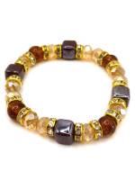 Браслет из муранского стекла и керамики Коллекция Fata Carnevale. Венеция. Италия 127-2025 - вид 1 миниатюра