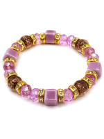 Браслет из муранского стекла и керамики Коллекция Fata Carnevale. Венеция. Италия 125-2025