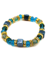 Браслет из муранского стекла и керамики Коллекция Fata Carnevale. Венеция. Италия 124-2025 - вид 2 миниатюра