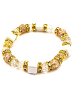 Браслет из муранского стекла и керамики Коллекция Fata Carnevale. Венеция. Италия 123-2025