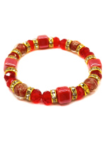 Браслет из муранского стекла и керамики Коллекция Fata Carnevale. Венеция. Италия 122-2025