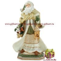 Дед мороз с подарками в викторианском стиле. Керамика. Высота 51 см. Fitz and Floyd