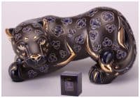 Багира Пантера. Керамическая фигурка De Rosa Rinconada Длина 19 см