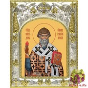 Икона освященная &quot;Спиридон Тримифунтский святитель&quot;, 14x18 см