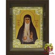Икона освященная &quot;Елизавета,Елисавета преподобномученица, великая княгиня&quot;, 18x24 см, со стразами, в деревянном киоте 24x30 см, 24x30 см