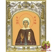 Икона освященная &quot;Мелания Римляныня преподобная&quot;, 14х18 см, 14x18 см