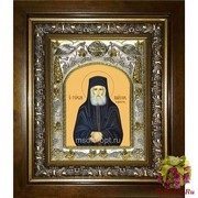 Икона освященная &quot;Паисий Святогорец преподобный&quot;, 14x18 см, в деревянном киоте 20x24 см, 20x24 см