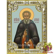 Икона освященная &quot;Димитрий Прилуцкий преподобный (Дмитрий)&quot;, 18x24 см со стразами, 18x24 см