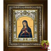 Икона освященная &quot;Калужская икона Божией Матери&quot;, 14x18 см, в деревянном киоте 20x24 см, 20x24 см