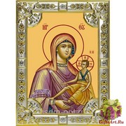 Икона освященная &quot;Кипрская икона Божией Матери&quot;, 18x24 см, со стразами