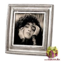 Фоторамка из олова 14 Х 14 см коллекция Cosi Tabellini Италия
