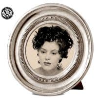 Фоторамка из олова Диаметр 10,5 см Cosi Tabellini Италия