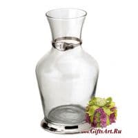 Графин из олова и стекла 1 литр коллекция FRANCIA Cosi Tabellini Италия