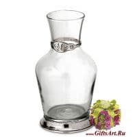 Графин из олова и стекла 1/2 литра коллекция FRANCIA Cosi Tabellini Италия