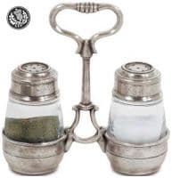 Набор для специй из олова и стекла Cosi Tabellini Италия