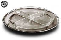 Менажница из олова и стекла коллекция Ломбардия Cosi Tabellini Италия