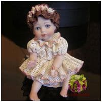 Статуэтка Sibania фарфоровая кукла Мирандолина Mirandolina Высота 11 см. пр-во Италия