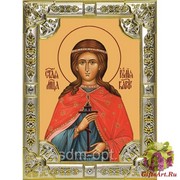 Икона освященная &quot;Юлия мученица&quot;, 18x24 см, со стразами