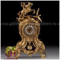 Бронзовые часы с маятником  Ода победе 47 см. Испания Virtus 5492