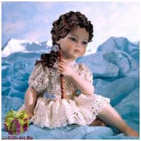 Статуэтка фарфоровая Sibania ARIANNA Девочка с флейтой 20 см Италия