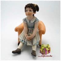 Статуэтка фарфоровая Sibania Мечтательница Эмили Высота 32 см Италия Статуэтка фарфоровая Sibania Мечтательница Эмили Высота 32 см Италия