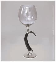 Бокал для вина из олова и хрусталя рог серны Wutschka Германия