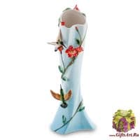 Ваза фарфоровая скульптурная Весна Высота 45 см. Подарочная упаковка