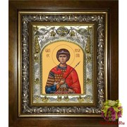 Икона освященная &quot;Георгий Победоносец великомученик&quot;, киоте 20x24 см, 20x24 см