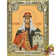 Икона освященная &quot;Ольга равноапостольная великая княгиня&quot;, 18x24 см, со стразами