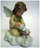 Ангельское чайпитие Фарфор Высота 9 см