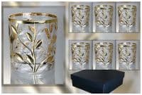 Набор стаканов для виски хрусталь. VIP SameDecor Италия