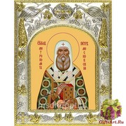 Икона освященная &quot;Петр Митрополит Московский ,святитель&quot;, 14x18 см