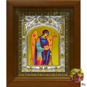 Икона освященная &quot;Иегудиил Архангел&quot;, в киоте 20x24 см, 20x24 см